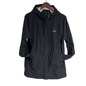 NEW LL Bean Men's Cresta Stretch Rain Jacket Black Windbreaker Mens M